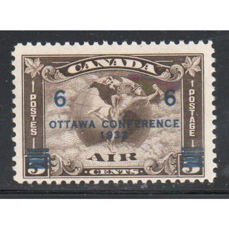 Canada Sc C4 1932 Ottawa Conference 6 c overprint airmail stamp mint