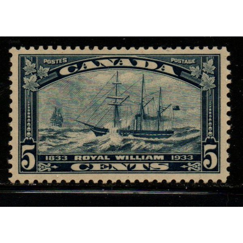 Canada Sc 204 1933 5 c Steamship "Royal William" stamp mint