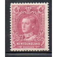 Newfoundland Sc 148 1928 4 c Prince of Wales stamp mint