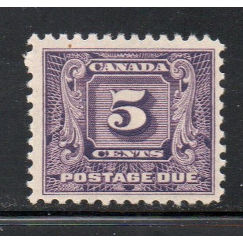 Canada Sc  J9 1930 5 c postage due stamp mint