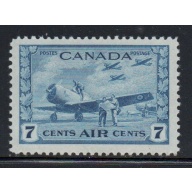 Canada Sc C8 1943 7 c Training Airplane airmail stamp mint NH