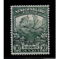 Newfoundland Sc 122 1919 10c Trail of the Caribou Steenbeck stamp mint