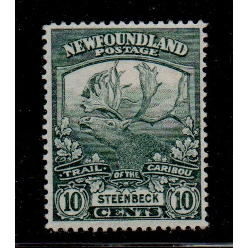 Newfoundland Sc 122 1919 10c Trail of the Caribou Steenbeck stamp mint