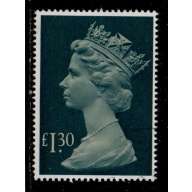 Great Britain Scott MH170 1983 £1.30 QE II Machin Head stamp used