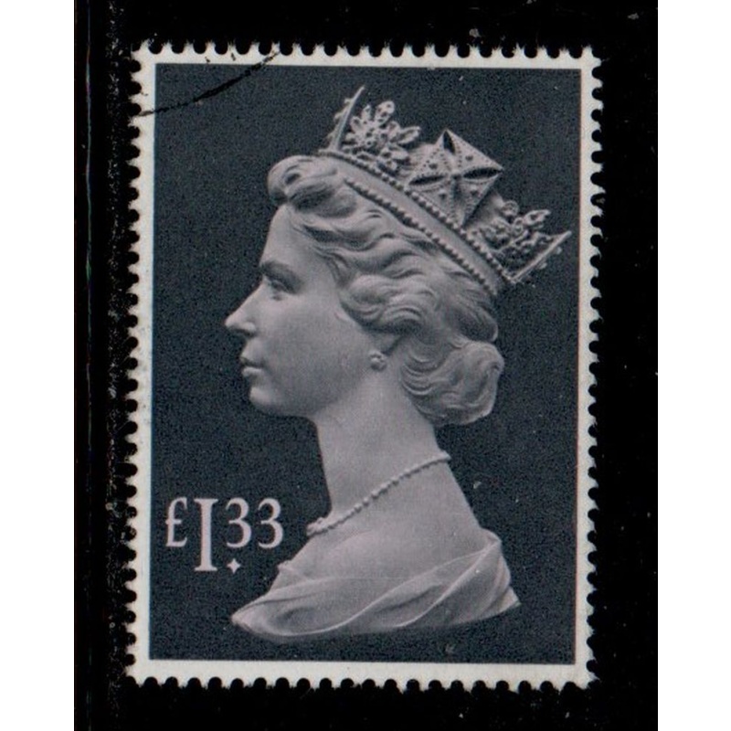 Great Britain Scott MH171 1984 £1.33 QE II Machin Head stamp used