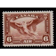 Canada Sc C5 1935 6 c Daedulus in Flight airmail stamp mint