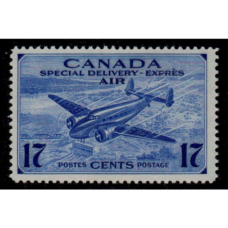 Canada Sc CE2 1943 17c airmail special delivery stamp mint