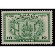 Canada Sc E10 1942  10 c Flags special delivery stamp mint