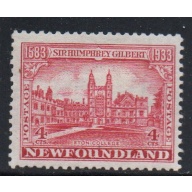 Newfoundland Sc 215 1933 4 c Eton College stamp  mint