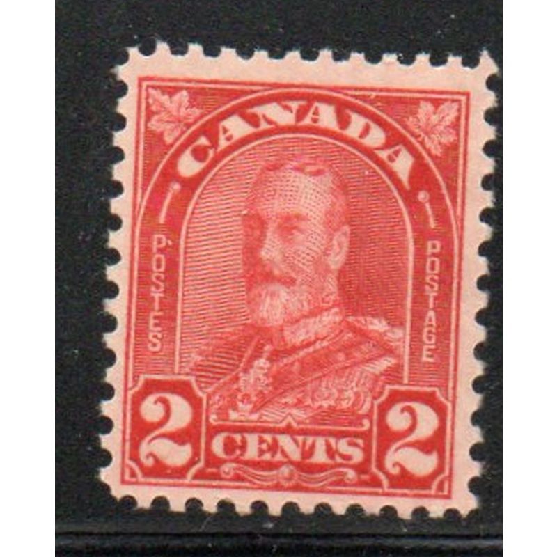 Canada Sc 165 1930 2c red George V arch issue stamp mint NH
