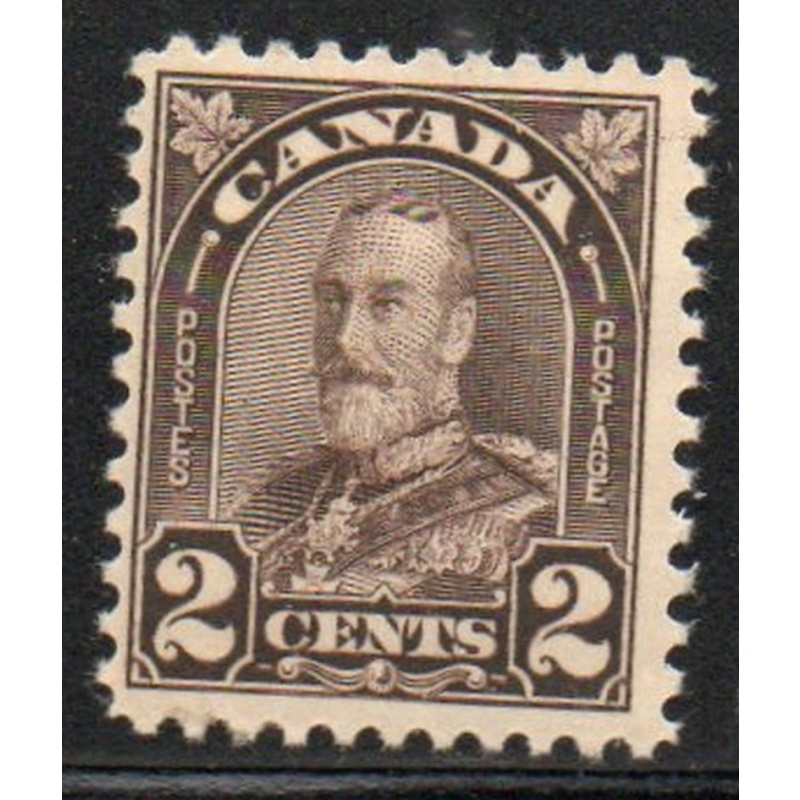 Canada Sc 166 1931 2c brown George V arch issue stamp mint NH
