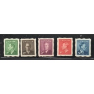Canada Sc 289-293 1950 G VI set no  Postes Postage stamp set mint