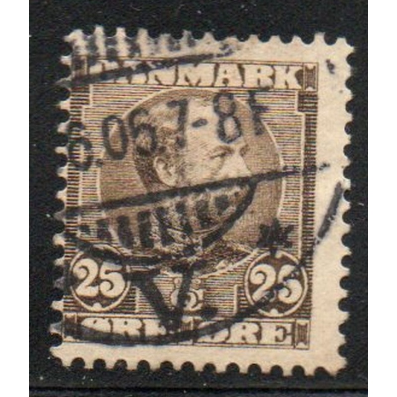 Denmark Sc 67 1905 25 ore Christian IX stamp used