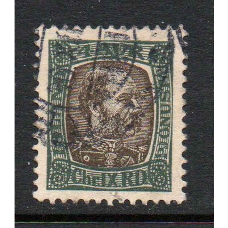 Iceland Sc O14 1902 4 aur Christian IX Official stamp used