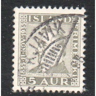 Iceland Sc 196 1935 5 aur Jochumsson  stamp used