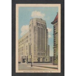 London Ontario Postcard Dominion Public Building Unposted