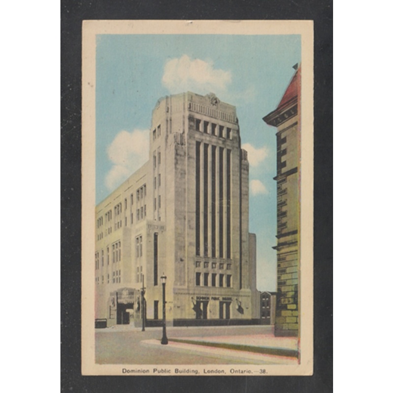 London Ontario Postcard Dominion Public Building Unposted