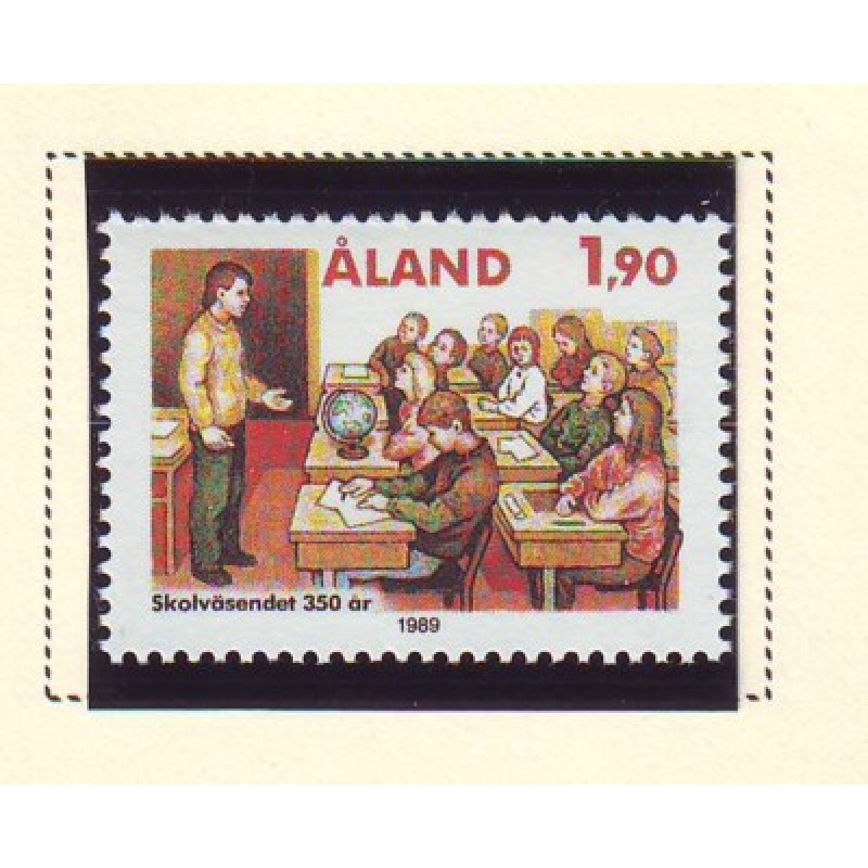 Aland Finland Sc 57 1989 Educational System  stamp mint NH