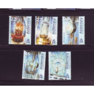 Alderney Sc  191-195 2002 Les Casquets Lighthouse stamp set mint NH