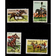 Australia Sc 691-694 1978 Horse Racing stamp set used