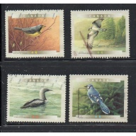 Canada Sc 1839-1842 2000 Birds stamp set used