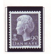 Denmark Sc 630 1979 90 ore slate Queen Margrethe stamp mint NH