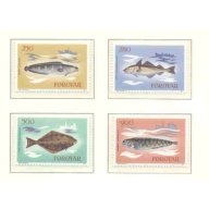 Faroe Islands Sc 97-100 1983 Fish stamp set mint NH