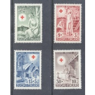 Finland Sc B94-B97 1949 Red Cross, Sauna,  charity stamp set mint NH