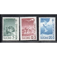 Finland Sc B107-B109 1951 Anti TB, Birds, stamp set mint NH