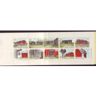 Finland Sc 626 1979 Farmhouses stamp booklet pane mint NH