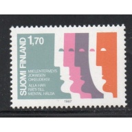 Finland Sc 754 1987 Mental Health stamp mint NH