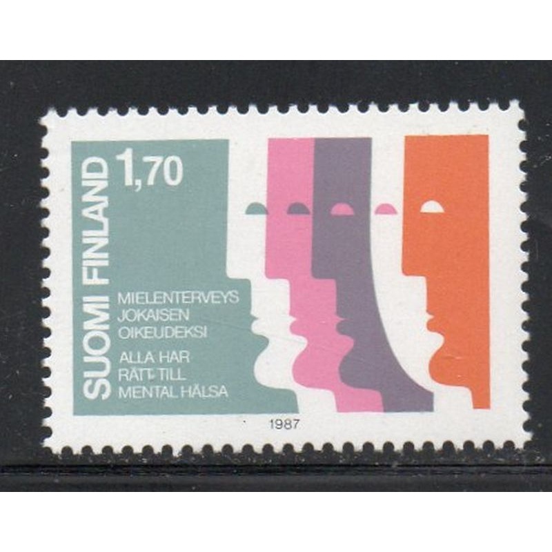 Finland Sc 754 1987 Mental Health stamp mint NH