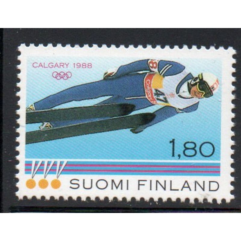 Finland Sc 770 1988 Calgary Winter Olympics stamp mint NH