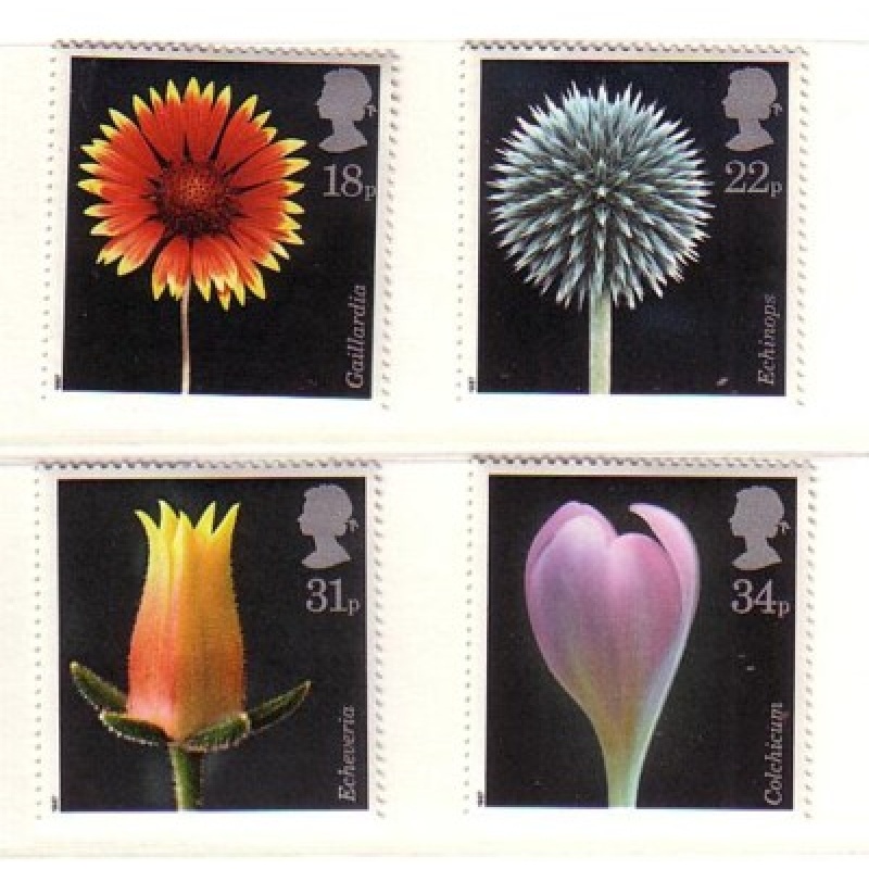 Great Britain Sc 1168-1171 1987 Flora stamp set mint NH