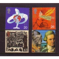 Great Britain Scott  1843-1846 1999 Transport stamp set mint NH