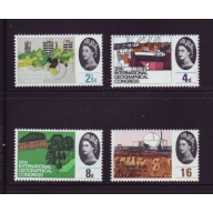 Great Britain Sc 410-413 1964 Geographical Congress stamp set  mint NH