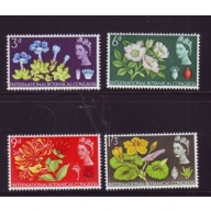 Great Britain Sc 414-417 1964 Botanical Congress stamp set  mint NH