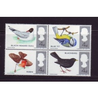 Great Britain Sc 461-464 1966  Birds stamp set mint NH