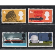 Great Britain Sc 466-469 1966  British Technology stamp set mint NH