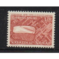 Greenland Sc 107 1978 Research Commission Anniversary stamp mint NH