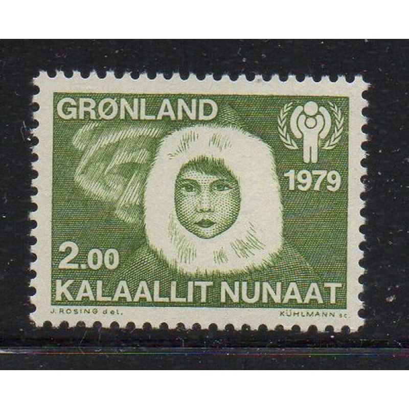 Greenland Sc 111 1979 International Year of the Child stamp mint NH