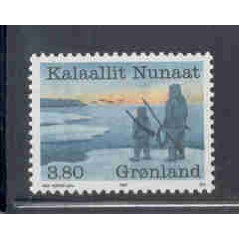 Greenland Sc 176 1987 Fishing Sealing Whaling stamp mint NH