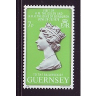 Guernsey Sc  164 1978 Royal Visit QE II stamp mint NH