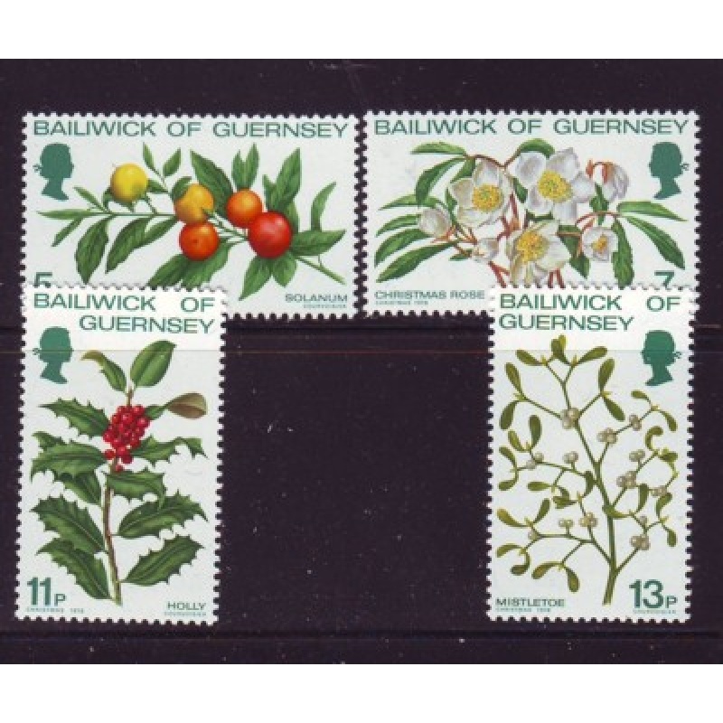 Guernsey Sc  169-172 1978 Christmas stamp set mint NH