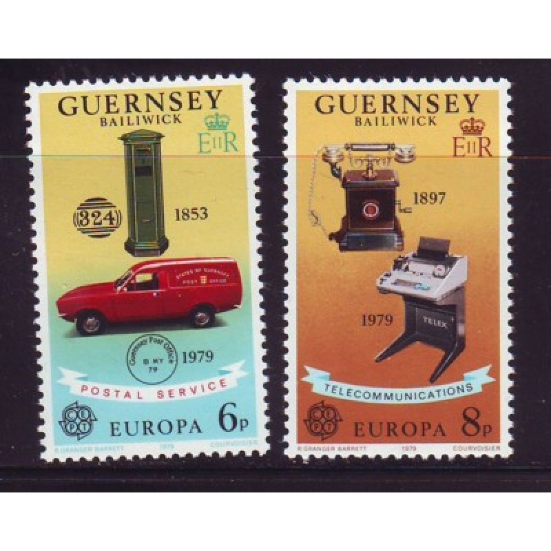 Guernsey Sc 189-190 1979  Europa stamp set mint NH