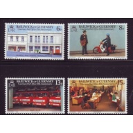 Guernsey Sc  195-198 1979 Post Office Anniversary stamp set mint NH