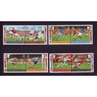 Guernsey Sc 566-569 1996 Soccer Championships stamp set  mint NH