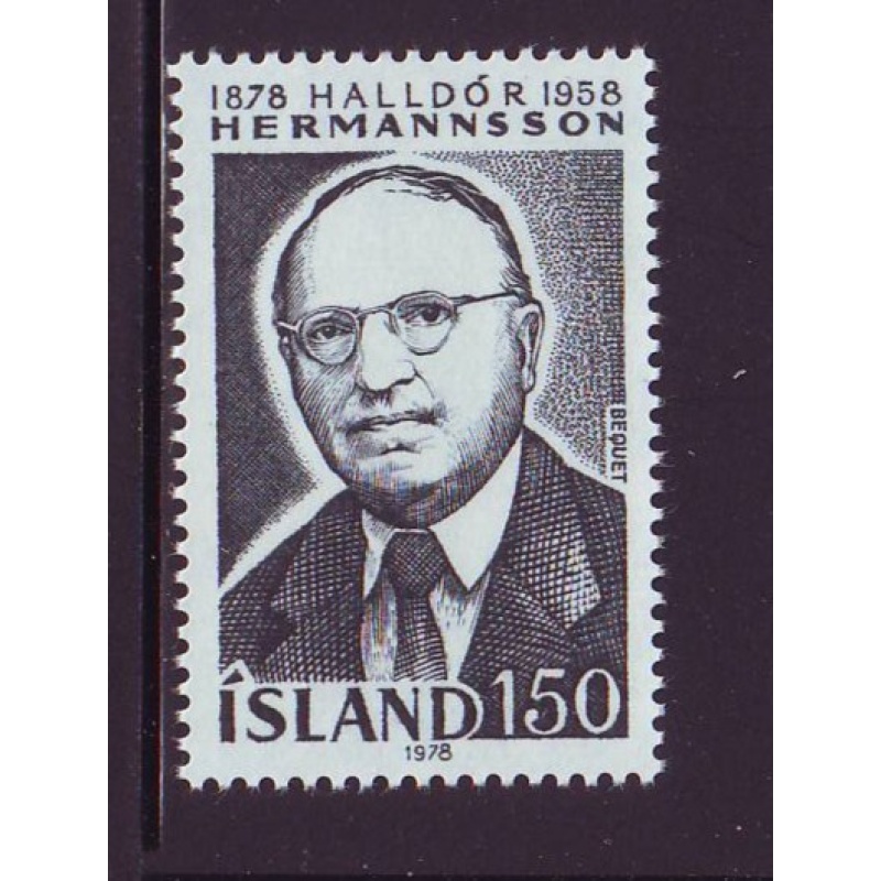 Iceland Sc 513 1978 Hermannsson stamp mint NH