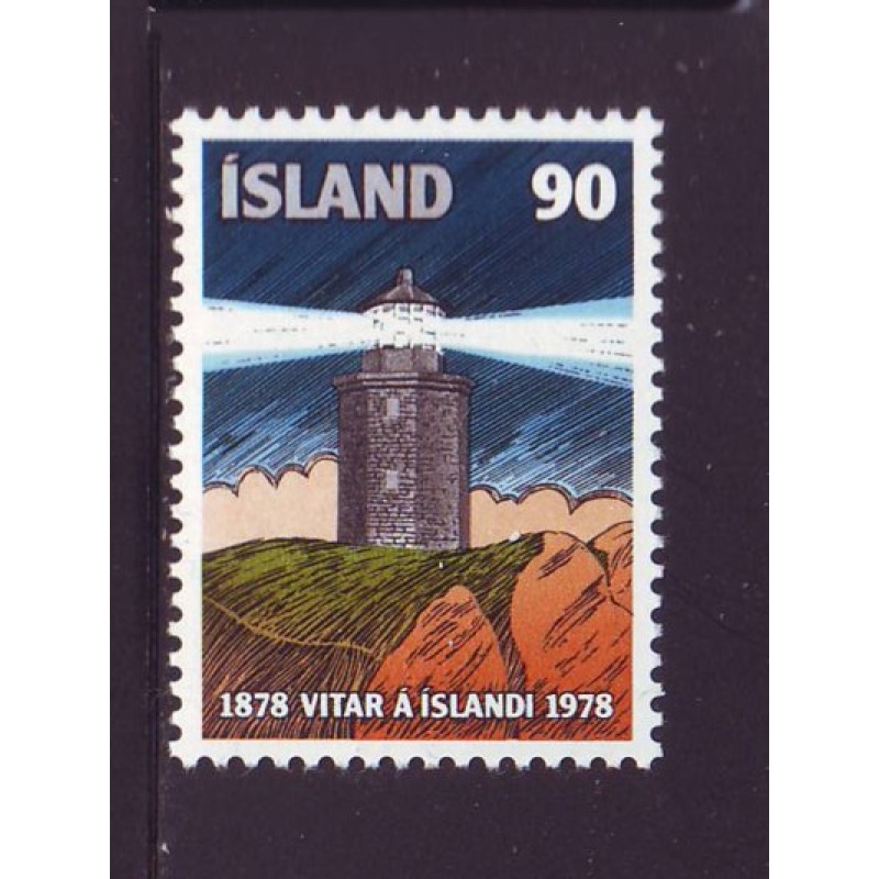 Iceland Sc 514 1978 Lighthouses stamp mint NH