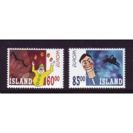 Iceland Sc 966-967 2002 Europa stamp set mint NH